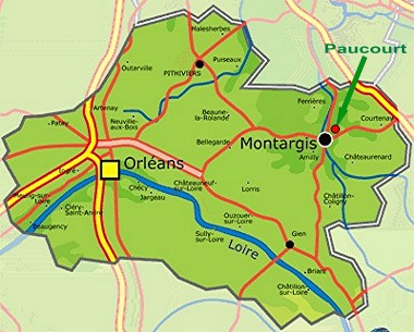 Paucourt, commune du département du Loiret