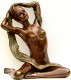Lien vers la page " expositions " du site d'Huguette Félicité ", sculpteur sur argile et bronze