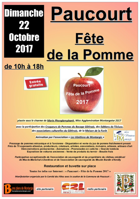 Flyer de la Fête de la Pomme 2017